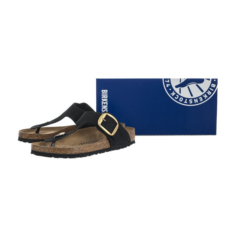 Birkenstock Gizeh Big Buckle Black 1024019 (BK196-a) Naiste kingad/klappide klapid