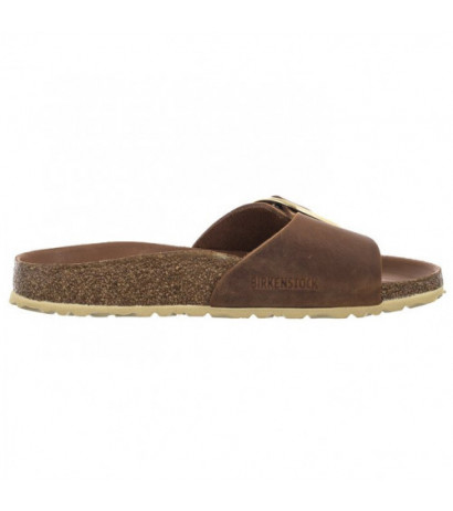 Birkenstock Madrid Big Buckle Cognac 1006525 (BK205-a) Naiste kingad/klappide klapid