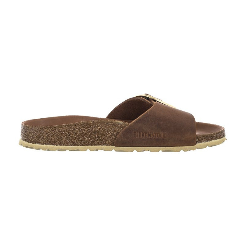 Birkenstock Madrid Big Buckle Cognac 1006525 (BK205-a) Naiste kingad/klappide klapid