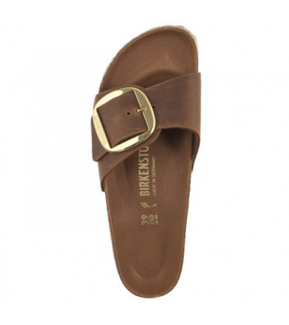 Birkenstock Madrid Big Buckle Cognac 1006525 (BK205-a) Naiste kingad/klappide klapid