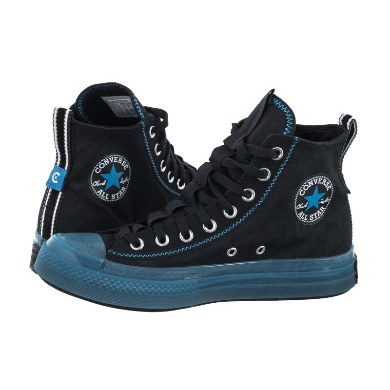 Converse CTAS Cx Explore Hi Black/Dial Up Blue/White A02811C (CO607-a) kingad