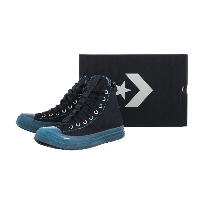 Converse CTAS Cx Explore Hi Black/Dial Up Blue/White A02811C (CO607-a) kingad