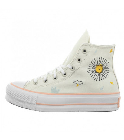 Converse CTAS Lift Hi Egret/Cheeky Coral/White A03516C (CO608-a) kingad