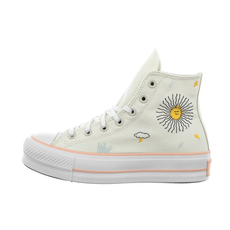 Converse CTAS Lift Hi Egret/Cheeky Coral/White A03516C (CO608-a) kingad