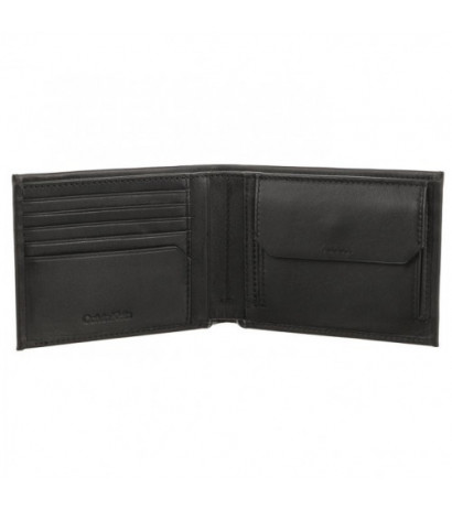 Calvin Klein CK Concise Bifold 5CC W/Coin Black K50K510599 BAX (CK283-a) käekott