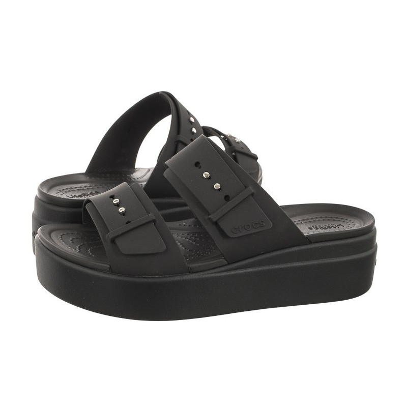 Crocs Brooklyn Buckle Low Wedge Black 207431-001 (CR293-b) Naiste kingad/klappide klapid