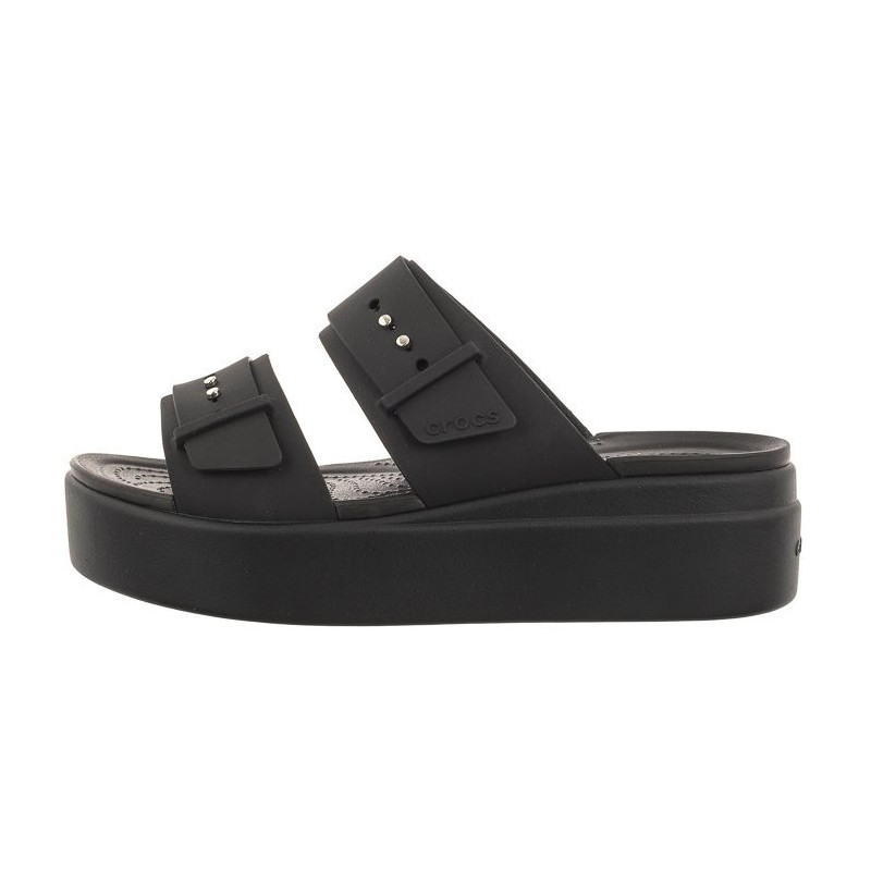 Crocs Brooklyn Buckle Low Wedge Black 207431-001 (CR293-b) Naiste kingad/klappide klapid