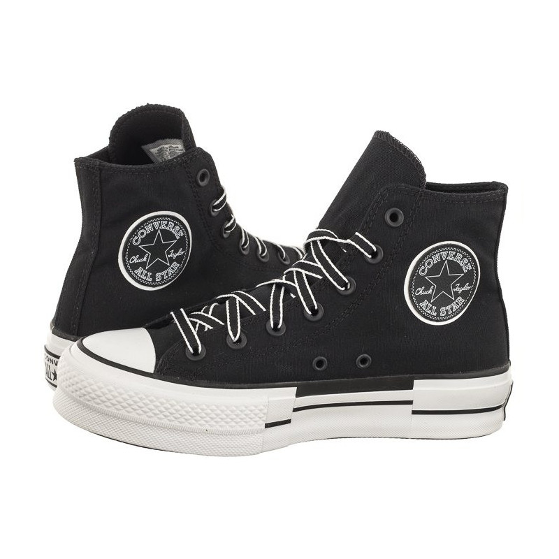 Converse CTAS Lift Hi Black/White/Black A05071C (CO616-a) kingad