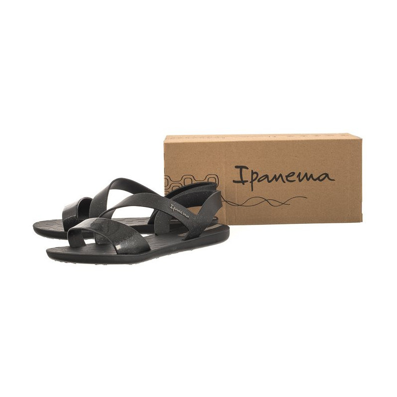 Ipanema Vibe Sandal Fem 82429/AJ078 Black/Glitter Black (IP1-s) sandaalid