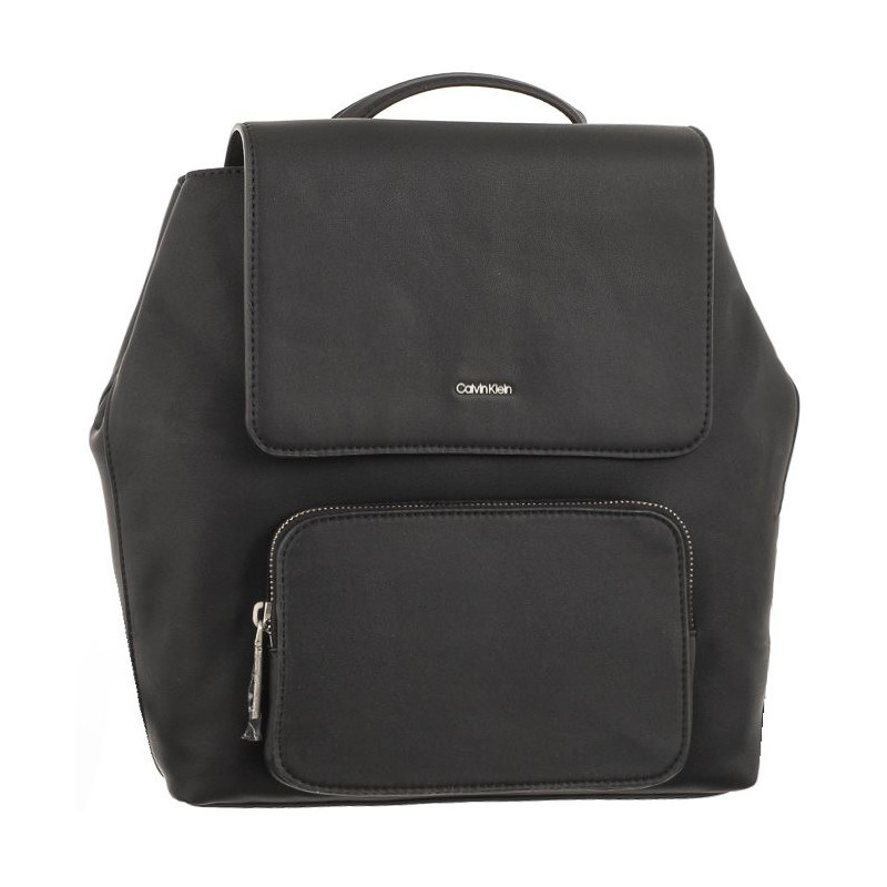 Calvin Klein CK Must Campus Backpack W/Flap Black K60K610742 BAX (CK293-a) seljakott