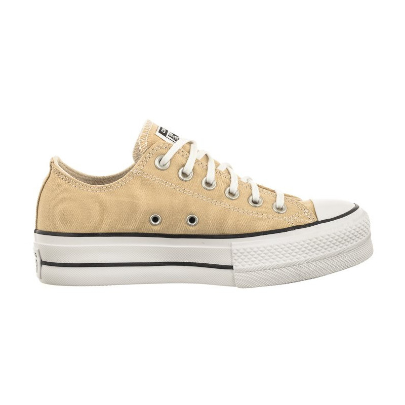 Converse CTAS Lift Ox Oat Milk/White/Black A03542C (CO606-b) kingad