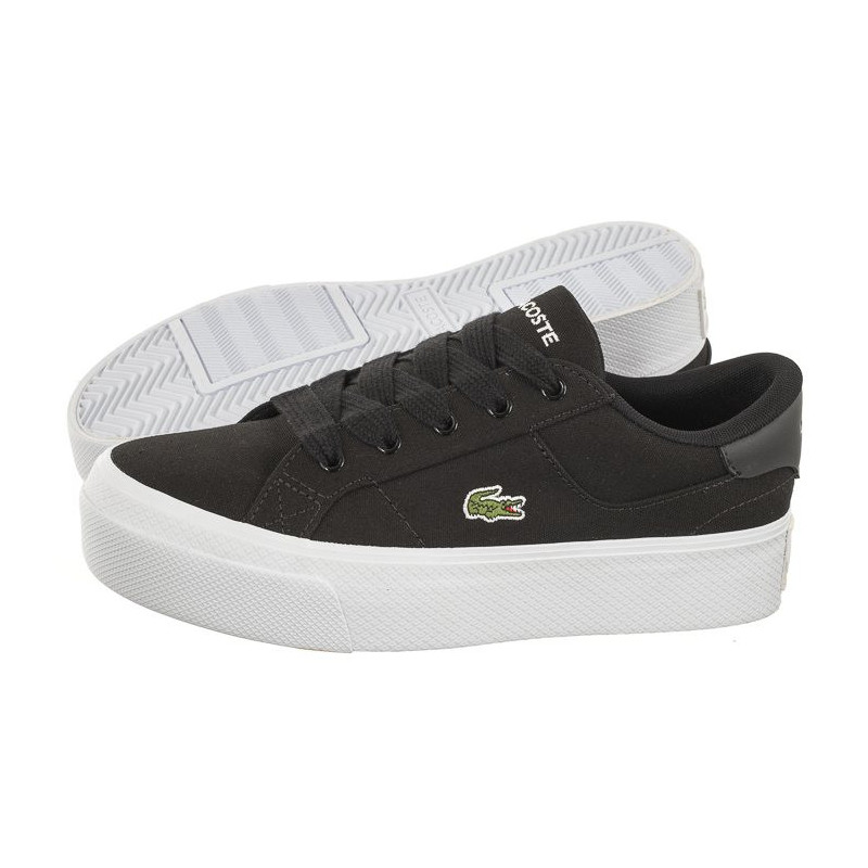 Lacoste Ziane Platform 123 2 Cfa Blk/Wht Textile 745CFA0012312 (LC431-a) spordijalatsid