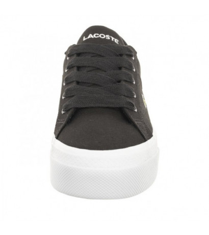 Lacoste Ziane Platform 123 2 Cfa Blk Wht Textile 745CFA0012312