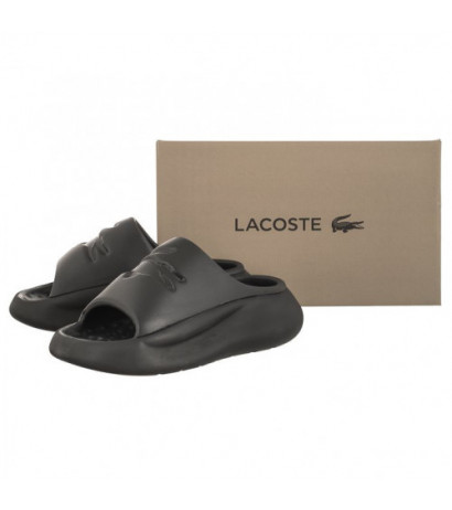 Lacoste Serve Slide 3.0 123 1 Cfa Blk/Blk Synthetic 745CFA000402H (LC429-a) Naiste kingad/klappide klapid