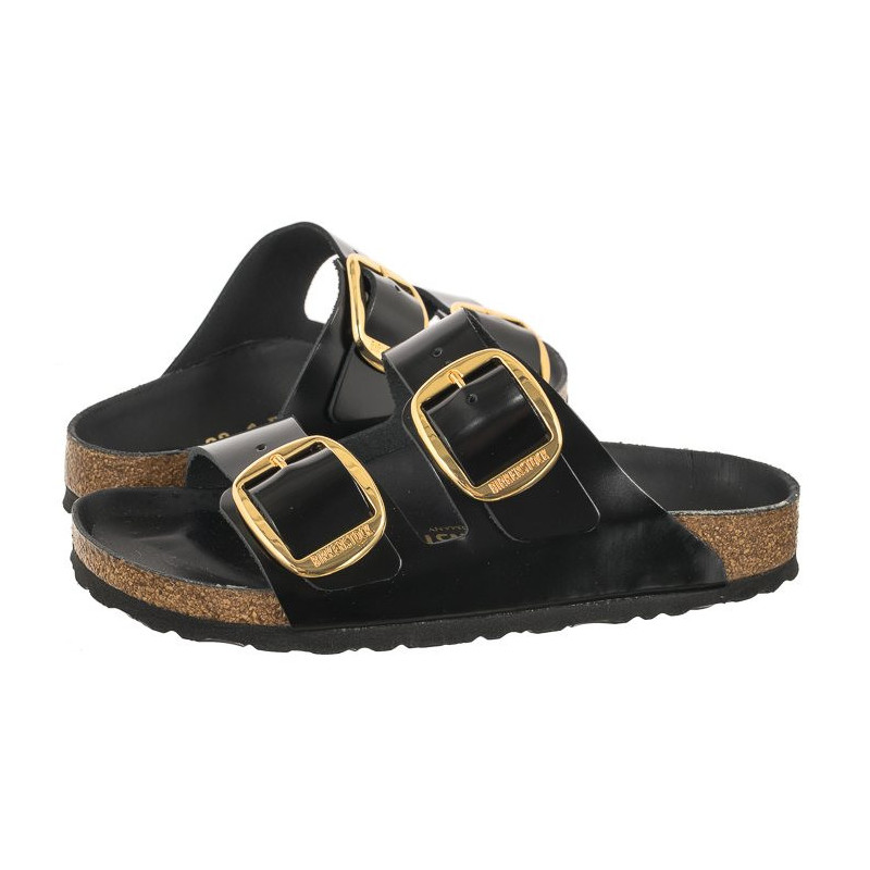 Birkenstock Arizona Big Buckle High-Shine Black 1021476 (BK239-a) Naiste kingad/klappide klapid