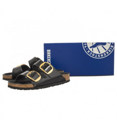 Birkenstock Arizona Big Buckle High-Shine Black 1021476 (BK239-a) Naiste kingad/klappide klapid