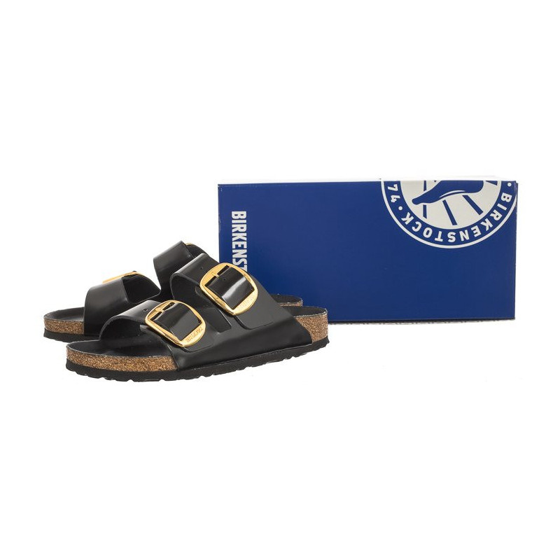 Birkenstock Arizona Big Buckle High-Shine Black 1021476 (BK239-a) Naiste kingad/klappide klapid