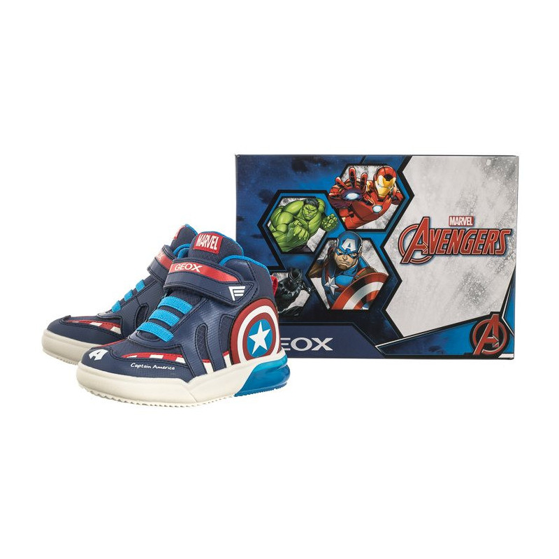 Geox J Grayjay B. C Marvel Avengers Navy/Red J369YC 0FU50 C0735 (GE115-a) spordijalatsid