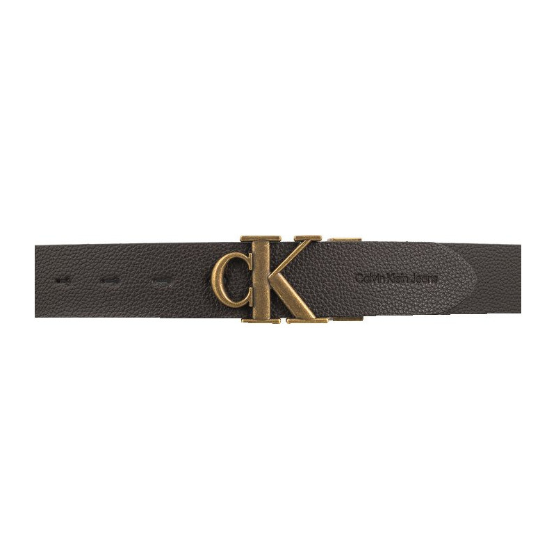 Calvin Klein Ro Mp Rev/Adj Lthr Blet 35mm Black/Bitter Brown K50K511165 0GS (CK336-a) vöö