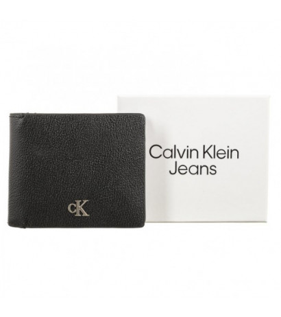 Calvin Klein Mono Hrdw Bifold W/Coin Black K50K511091 BDS (CK339-a) käekott