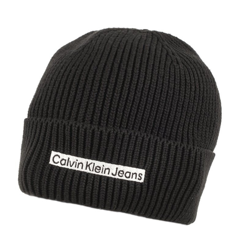 Calvin Klein Institutional Patch Beanie Black K50K509895 BDS (CK338-a) vöö