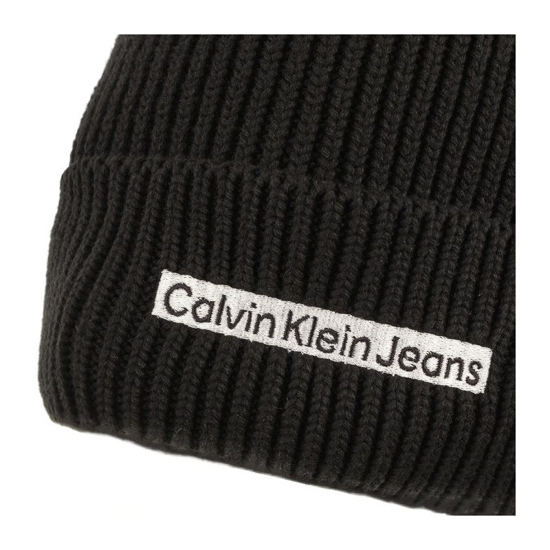 Calvin Klein Institutional Patch Beanie Black K50K509895 BDS (CK338-a) vöö