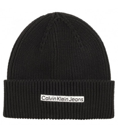 Calvin Klein Institutional Patch Beanie Black K50K509895 BDS (CK338-a) vöö