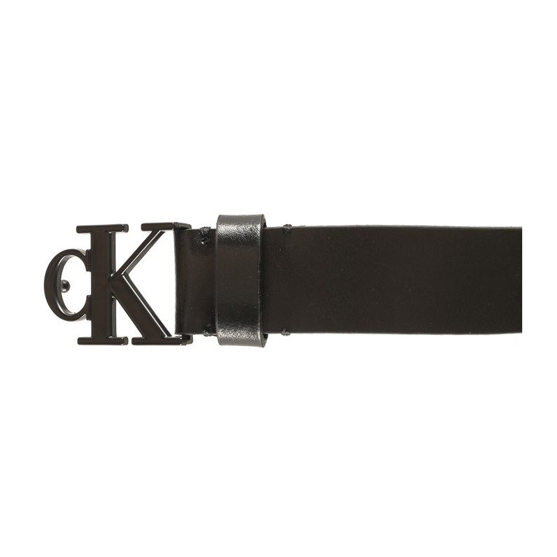 Calvin Klein Round Mono Lthr Belt 30mm Black K60K611247 BDS (CK343-a) vöö