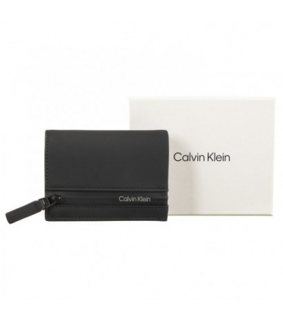 Calvin Klein Rubberized Bifold 6cc W/Coin Black K50K510895 BAX (CK346-a) käekott