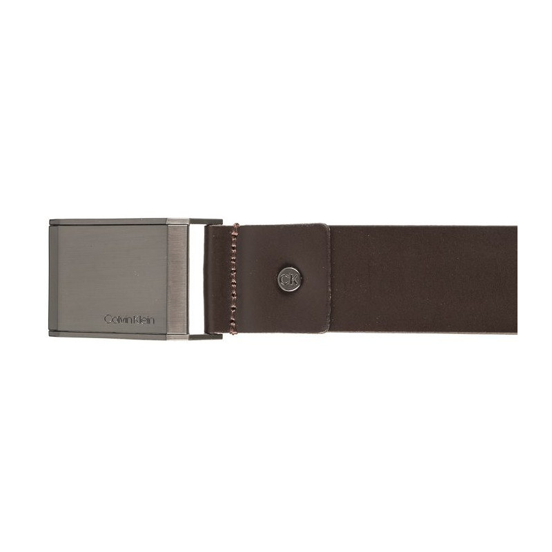 Calvin Klein Adj Beveled Plaque 35mm Dark Brown K50K510950 GE7 (CK345-a) vöö