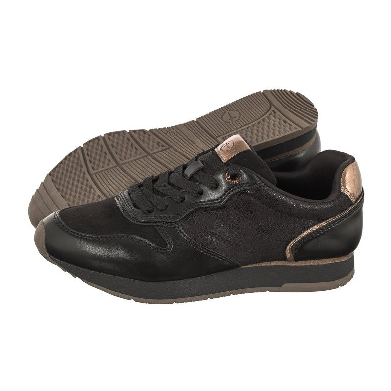 Tamaris Czarne 1-23602-41 096 Black/Copper (TM461-a) spordijalatsid