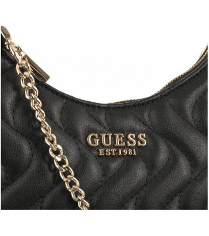 Guess Eco Mai Crossbody Top Zip HWEQG8 96912 Black (GU477-a) käekott