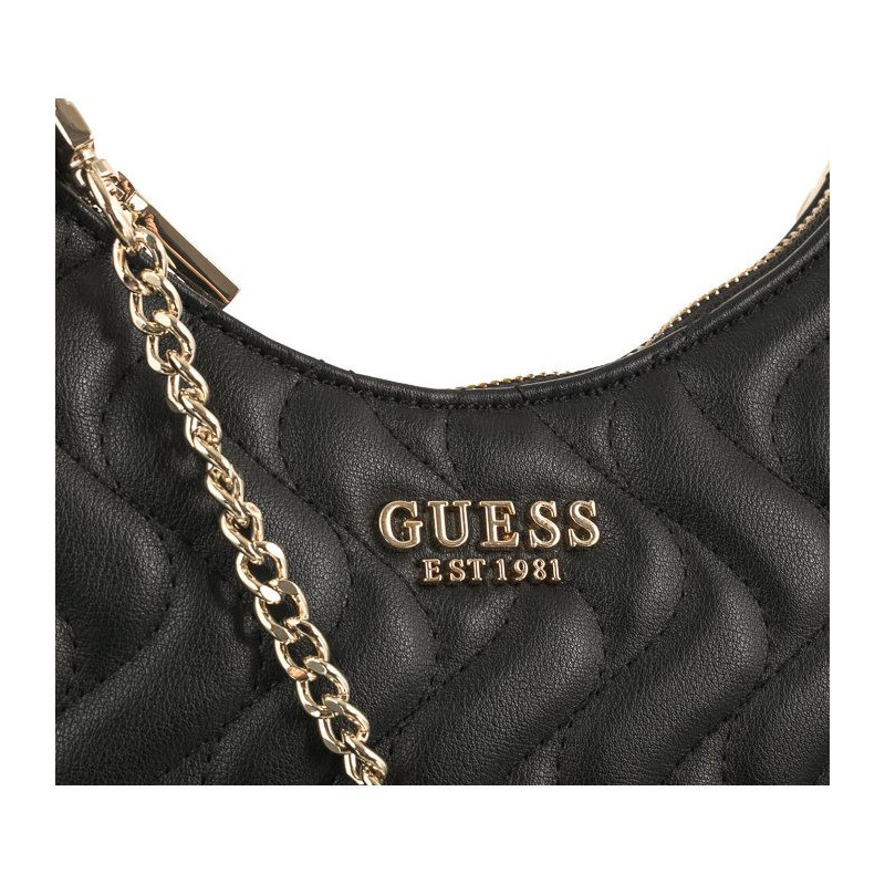 Guess Eco Mai Crossbody Top Zip HWEQG8 96912 Black (GU477-a) käekott