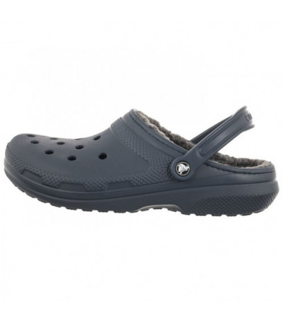 Crocs Classic Lined Clog Navy/Charcoal 203591-459 (CR263-b) sussid