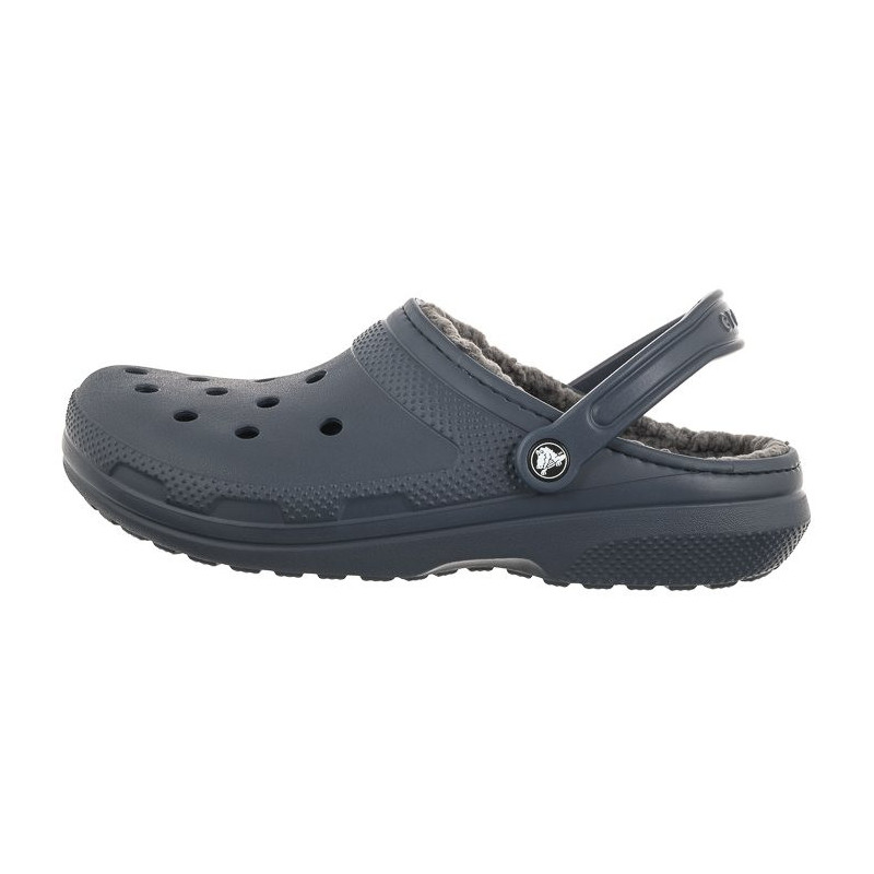 Crocs Classic Lined Clog Navy/Charcoal 203591-459 (CR263-b) sussid