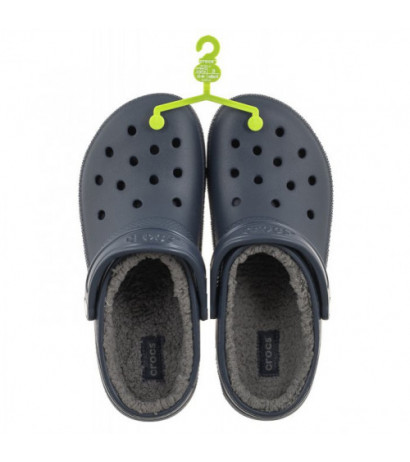 Crocs Classic Lined Clog Navy/Charcoal 203591-459 (CR263-b) sussid