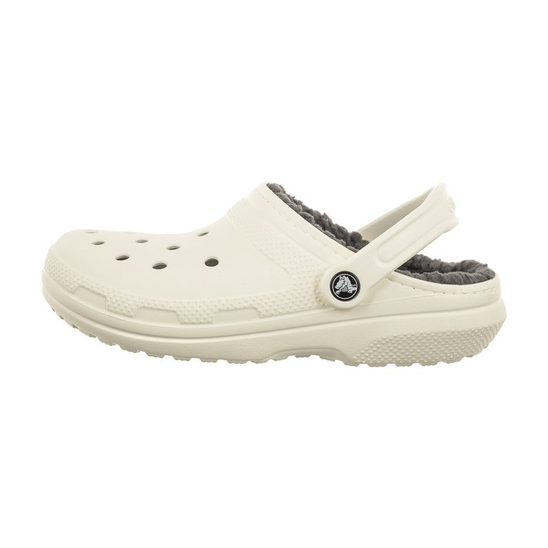 Crocs Classic Lined Clog White/Grey 203591-10M (CR266-c) Naiste kingad/klappide klapid