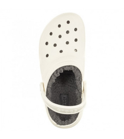 Crocs Classic Lined Clog White/Grey 203591-10M (CR266-c) Naiste kingad/klappide klapid