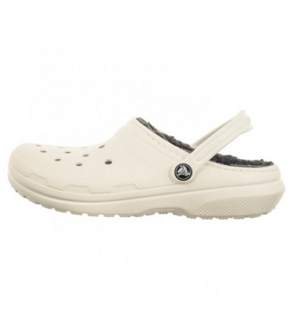 Crocs Classic Lined Clog K White/Grey 207010-10M (CR265-c) sussid