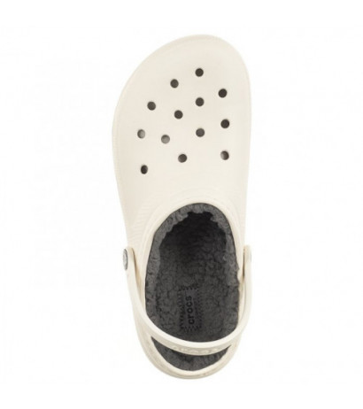 Crocs Classic Lined Clog K White/Grey 207010-10M (CR265-c) sussid