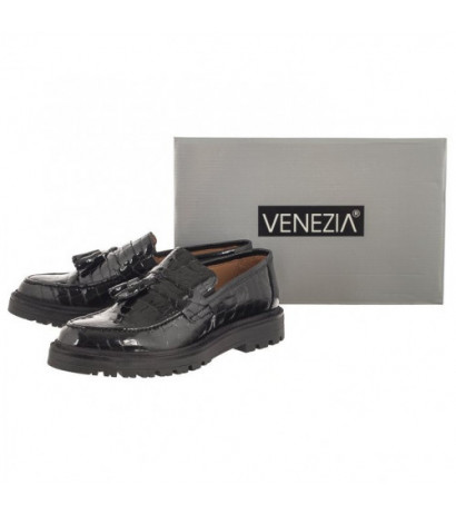 Venezia Czarne Lakierowane 24027 501 Black (VE729-a) kingad