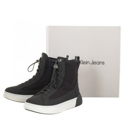 Calvin Klein High Top Lace-up Sneaker V3X9-80733-1464 999 Black (CK354-a) kingad