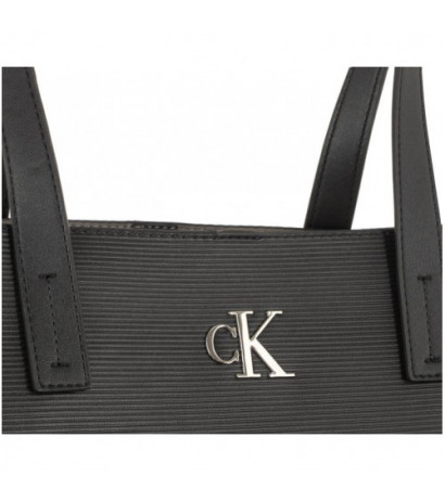 Calvin Klein Minimal Monogram Slim Tote34 Black K60K611213 BDS (CK361-a) käekott