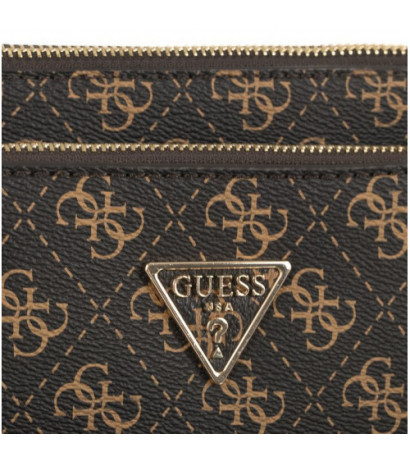 Guess Noelle Dbl Pouch Crossbody HWQL78 79710 Brown (GU515-a) käekott