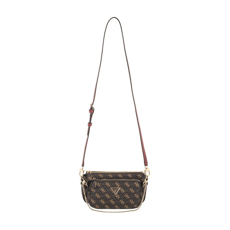 Guess Noelle Dbl Pouch Crossbody HWQL78 79710 Brown (GU515-a) käekott