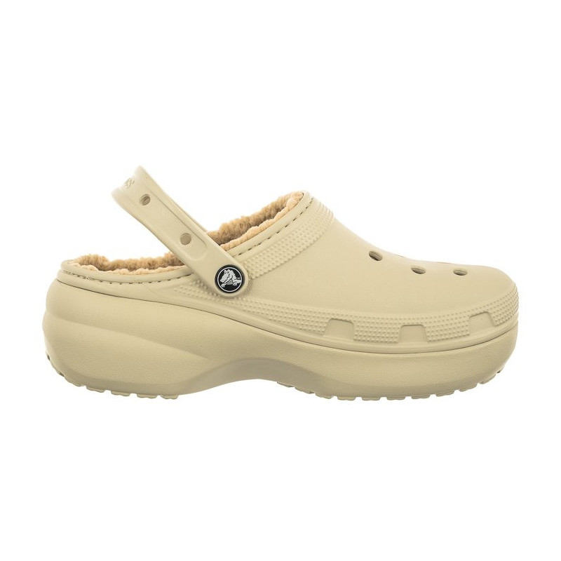 Crocs Classic Platform Lined Bone 207938-2Y2 (CR302-b) Naiste kingad/klappide klapid