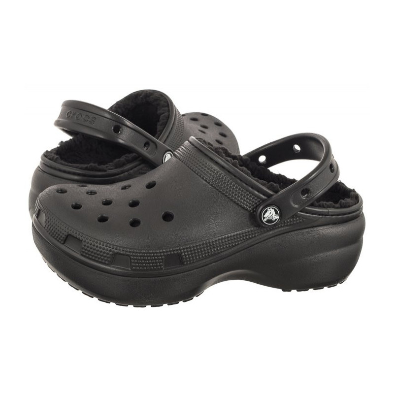 Crocs Classic Platform Lined Black 207938-001 (CR302-a) Naiste kingad/klappide klapid