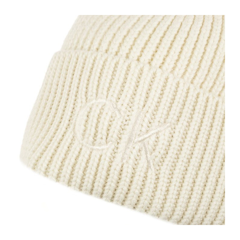 Calvin Klein Re-Lock Beanie W/Emb Marshmallow K60K608660 Yal (CK7-c) vöö