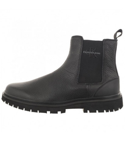 Calvin Klein Eva Mid Chelsea Boot Lth Triple Black YM0YM00750 0GT (CK381-a) kingad