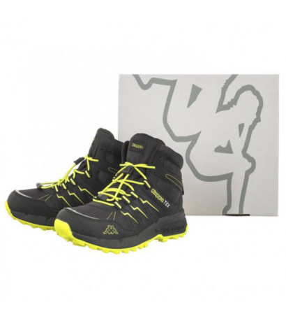 Kappa Boxfrod Mid Tex K 261065K/1133 Black/Lime (KA243-a) lastejalatsid 